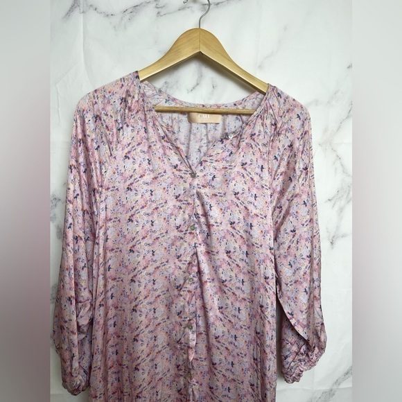 CALI Dreaming Button Down Floral Maxi Dress  - A11 - Picture 4 of 5